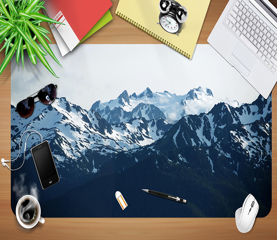 3D Snow Mountain 17010 Desk Mat