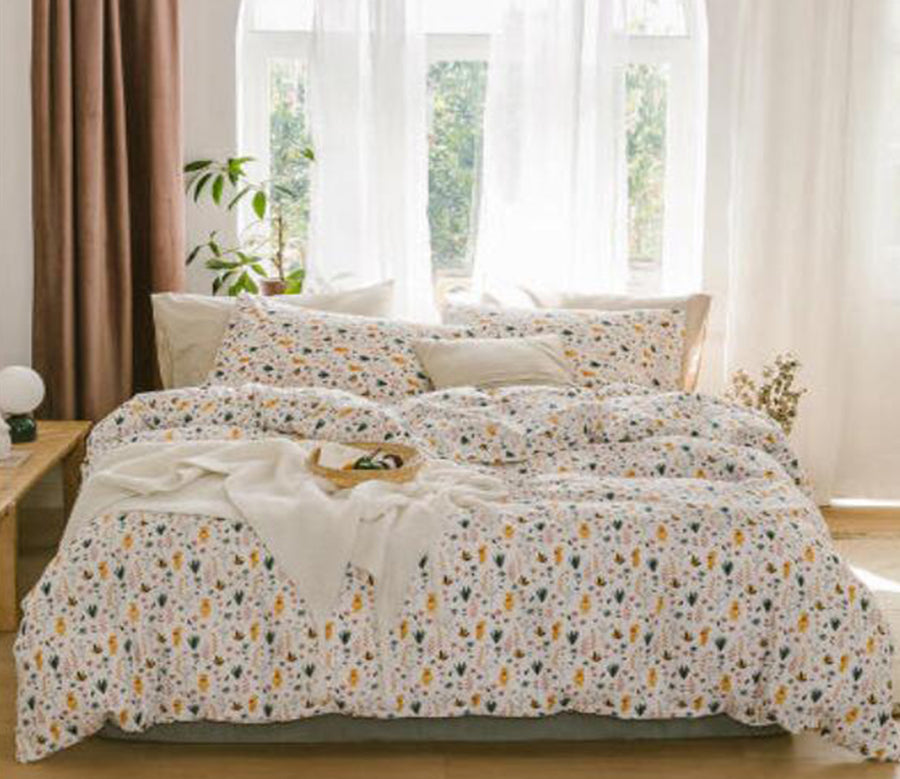 3D Floral 30035 Bed Pillowcases Quilt