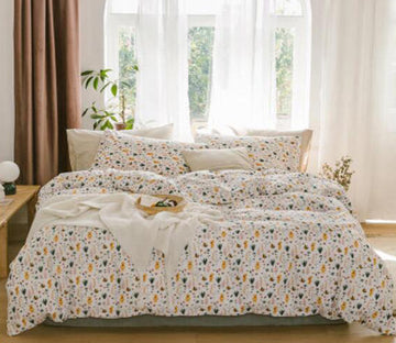 3D Floral 30035 Bed Pillowcases Quilt