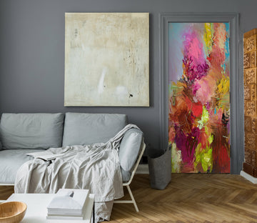 3D Red Color Pattern 10130 Allan P. Friedlander Door Mural