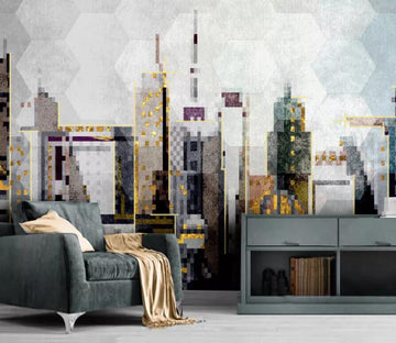 3D Tall Building 2552 Wall Murals Wallpaper AJ Wallpaper 2 
