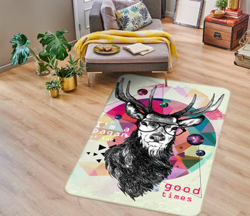 3D Deer 77255 Non Slip Rug Mat