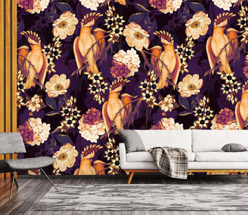 3D Painted Flowers 111 Uta Naumann Wall Mural Wall Murals