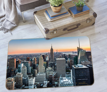 3D City Building 34134 Non Slip Rug Mat