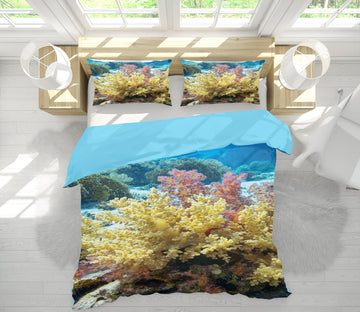 3D Coral 15177 Bed Pillowcases Quilt