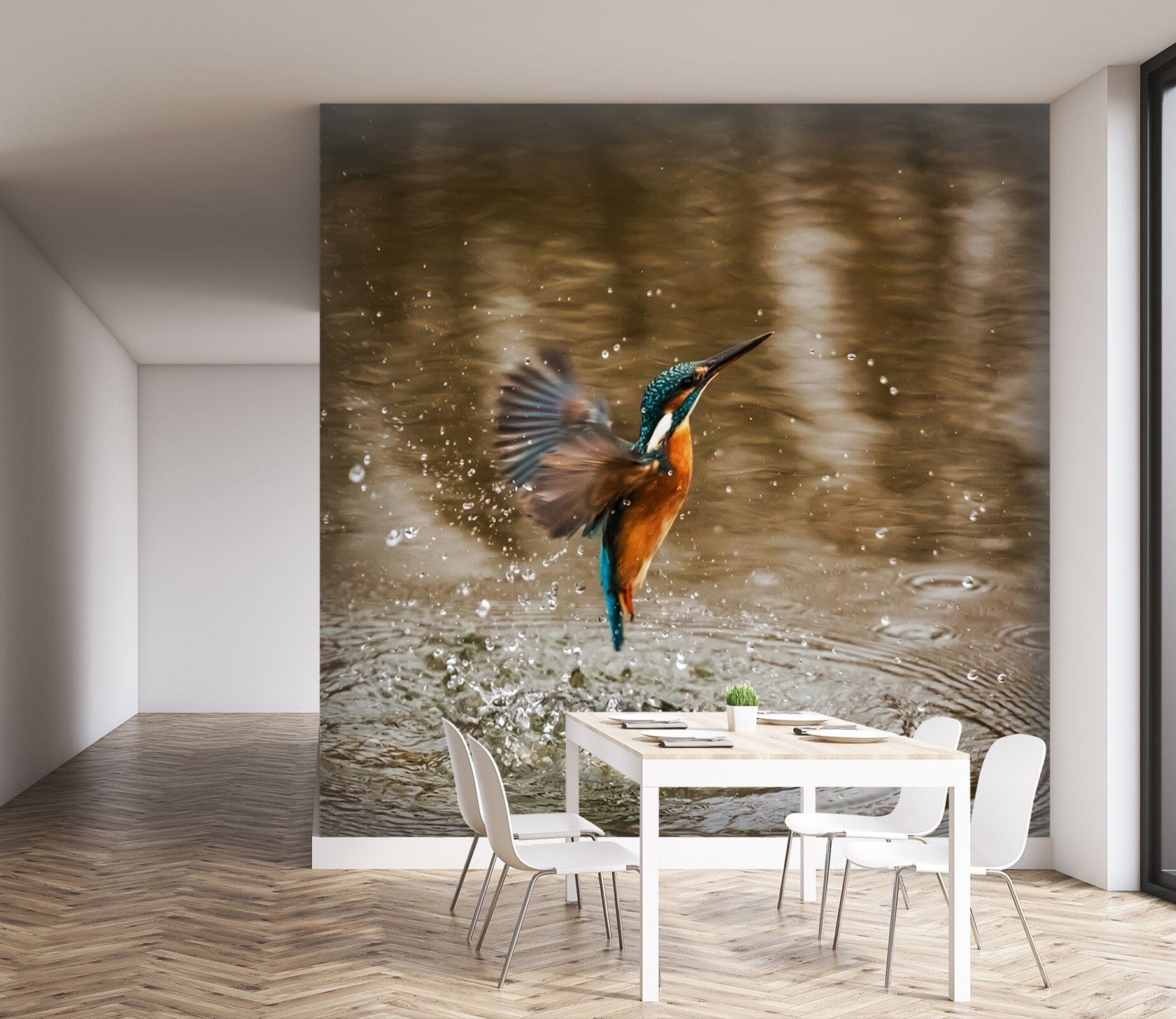 3D Kingfisher Lake 161 Wall Murals Wallpaper AJ Wallpaper 2 