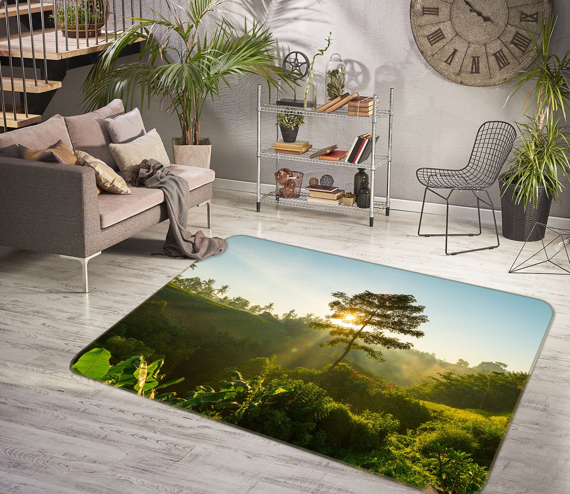 3D Jungle 31093 Non Slip Rug Mat