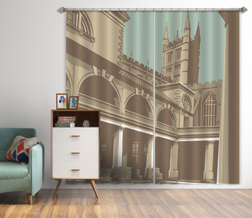 3D Historical Buildings 033 Steve Read Curtain Curtains Drapes Curtains AJ Creativity Home 