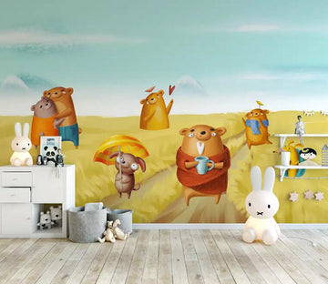 3D Rustic Animals 1357 Wall Murals Wallpaper AJ Wallpaper 2 