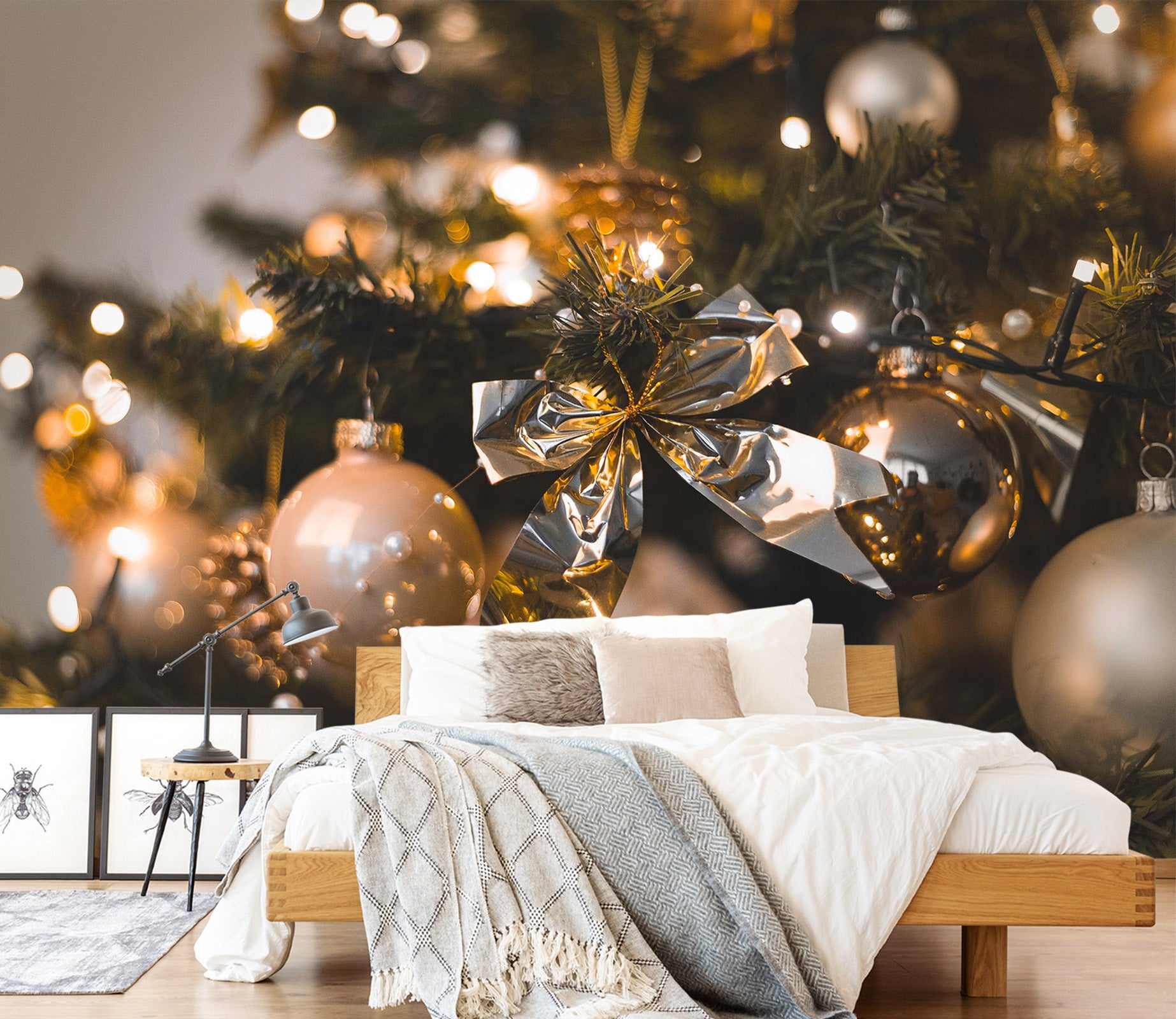 3D Bow Ball Tree 58067 Wall Murals