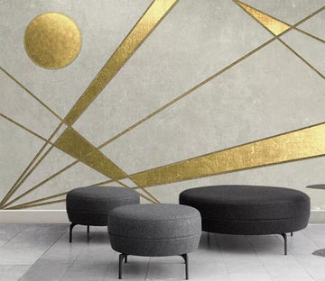 3D Golden Circle WC1092 Wall Murals