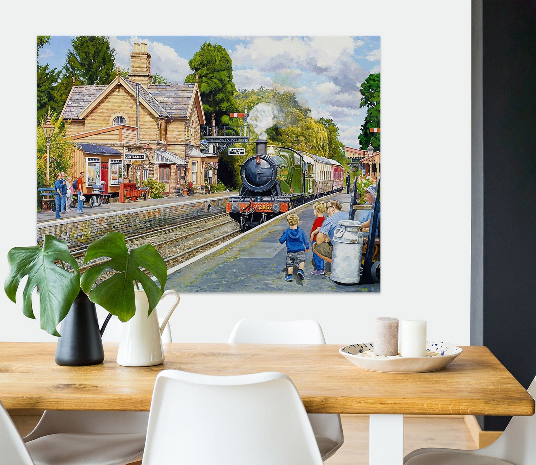 3D City Train 037 Trevor Mitchell Wall Sticker Wallpaper AJ Wallpaper 2 