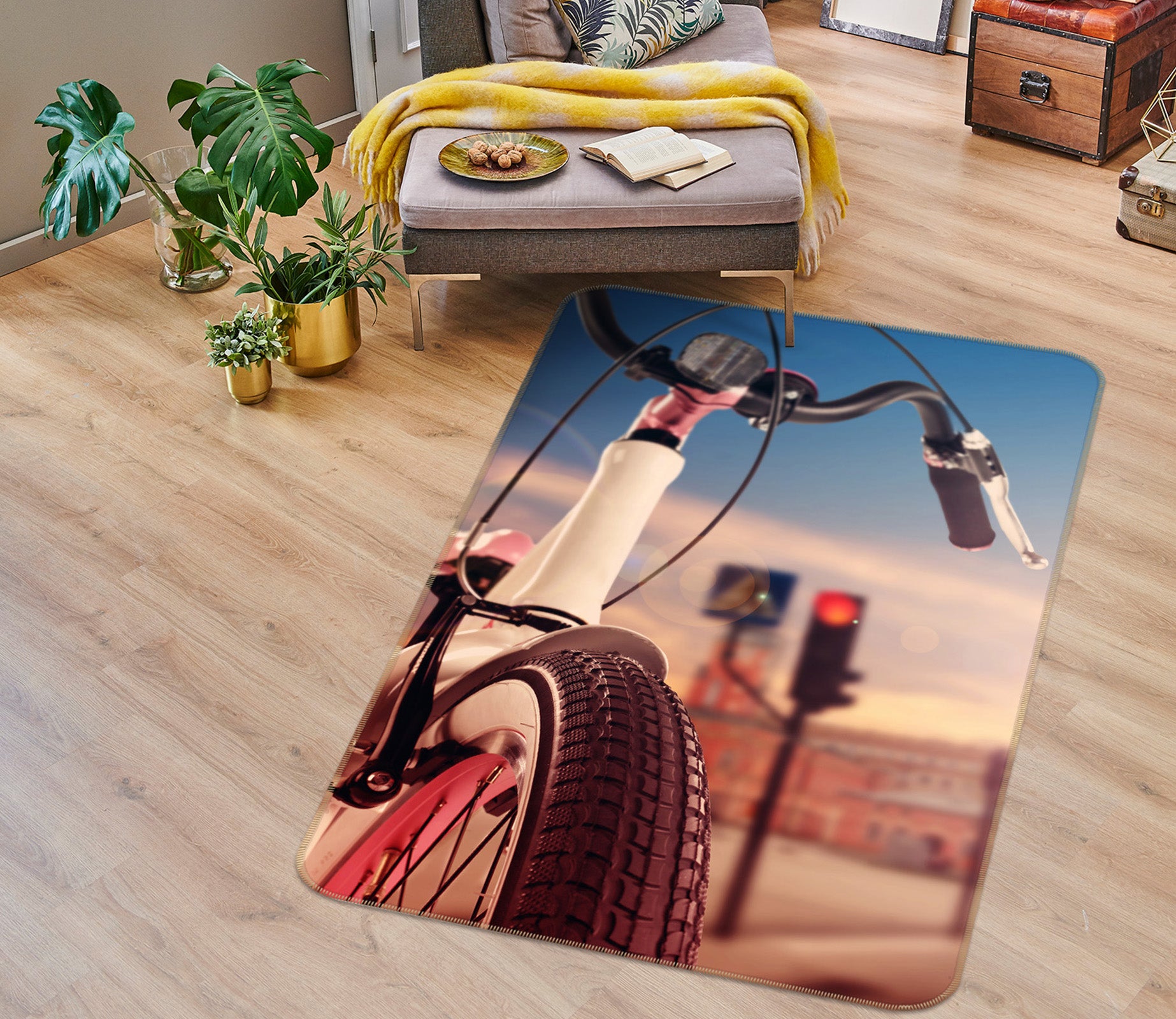 3D Bicycle 42036 Vehicle Non Slip Rug Mat