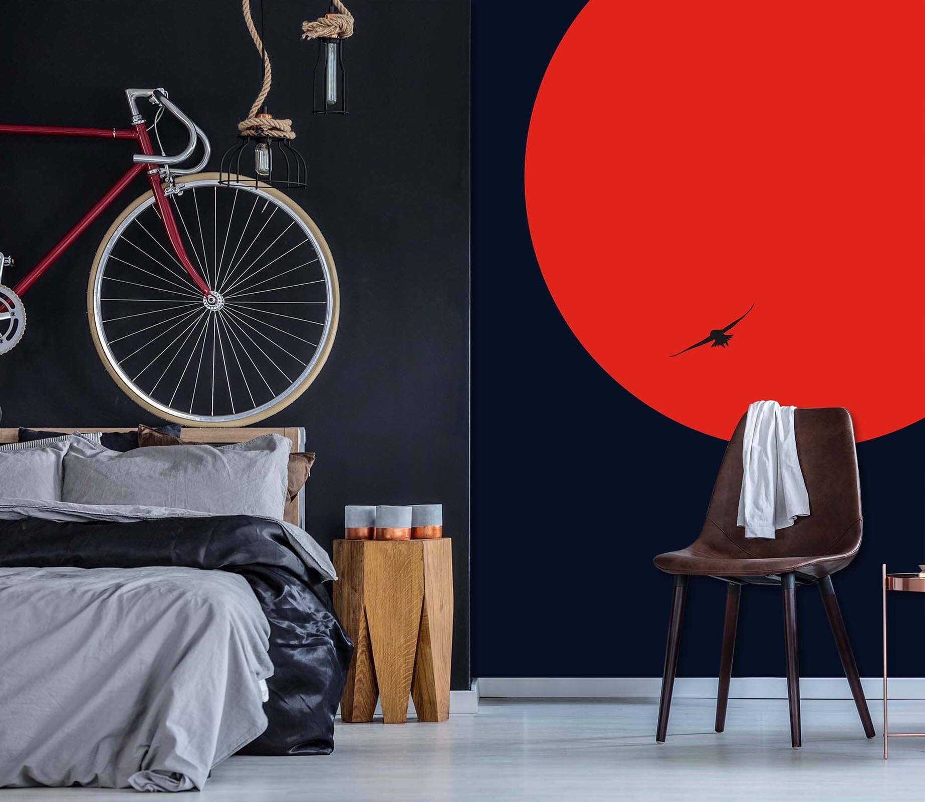 3D Red Sun 1491 Boris Draschoff Wall Mural Wall Murals Wallpaper AJ Wallpaper 2 