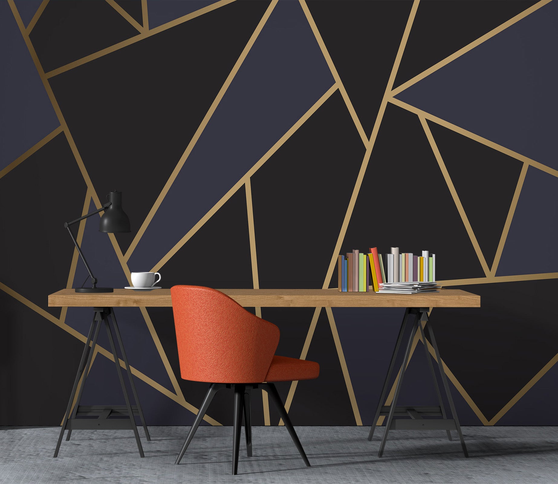 3D Black Graphics 1099 Wall Murals