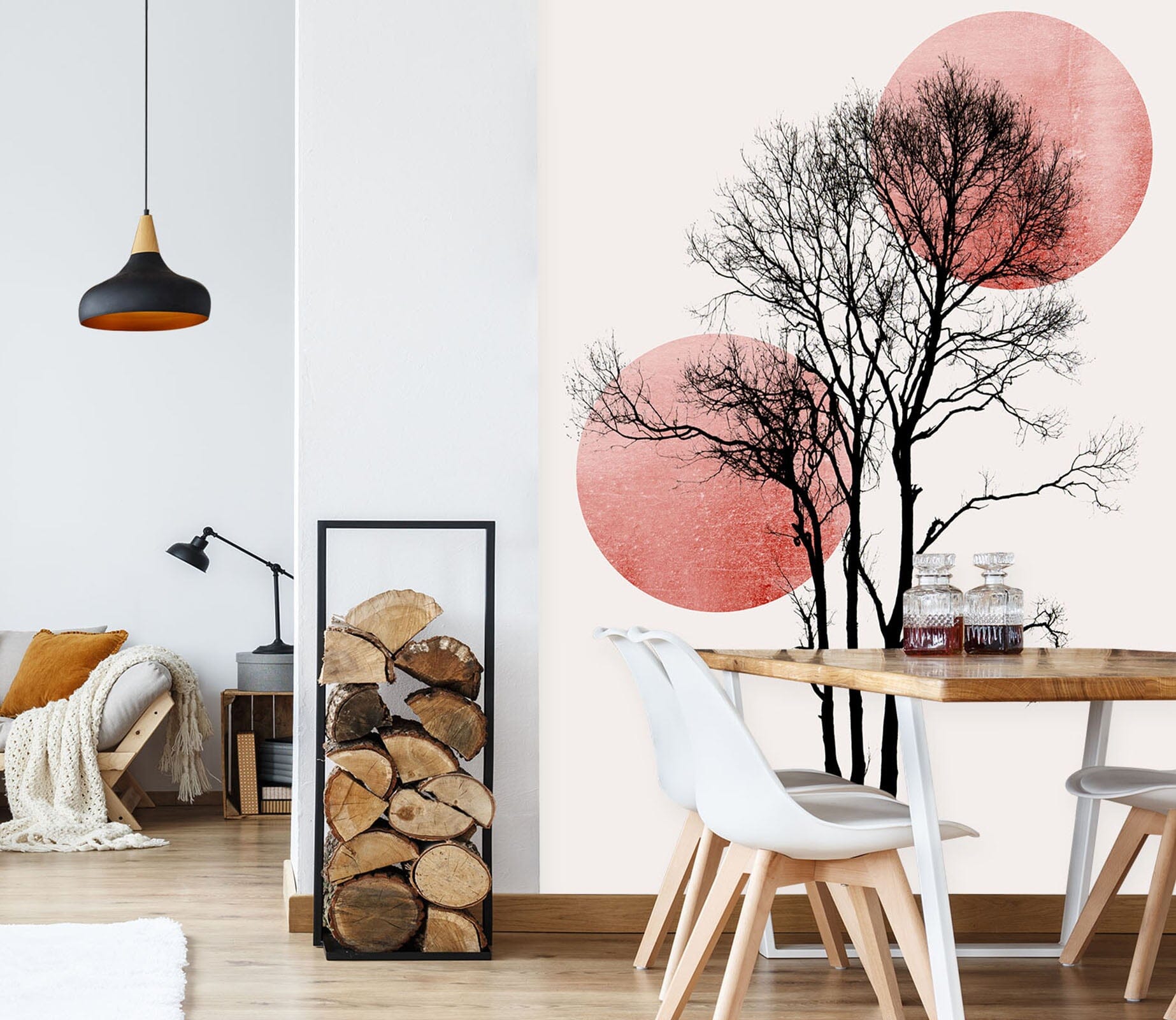 3D Sunrise Tree Branch 1513 Boris Draschoff Wall Mural Wall Murals Wallpaper AJ Wallpaper 2 
