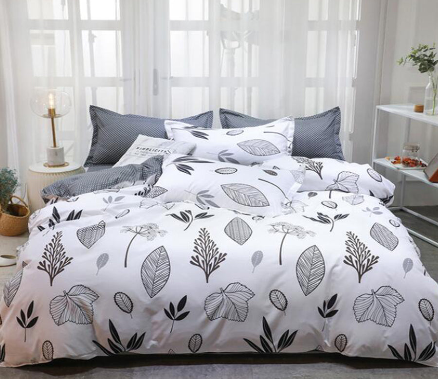 3D Various Leaves 12079 Bed Pillowcases Quilt