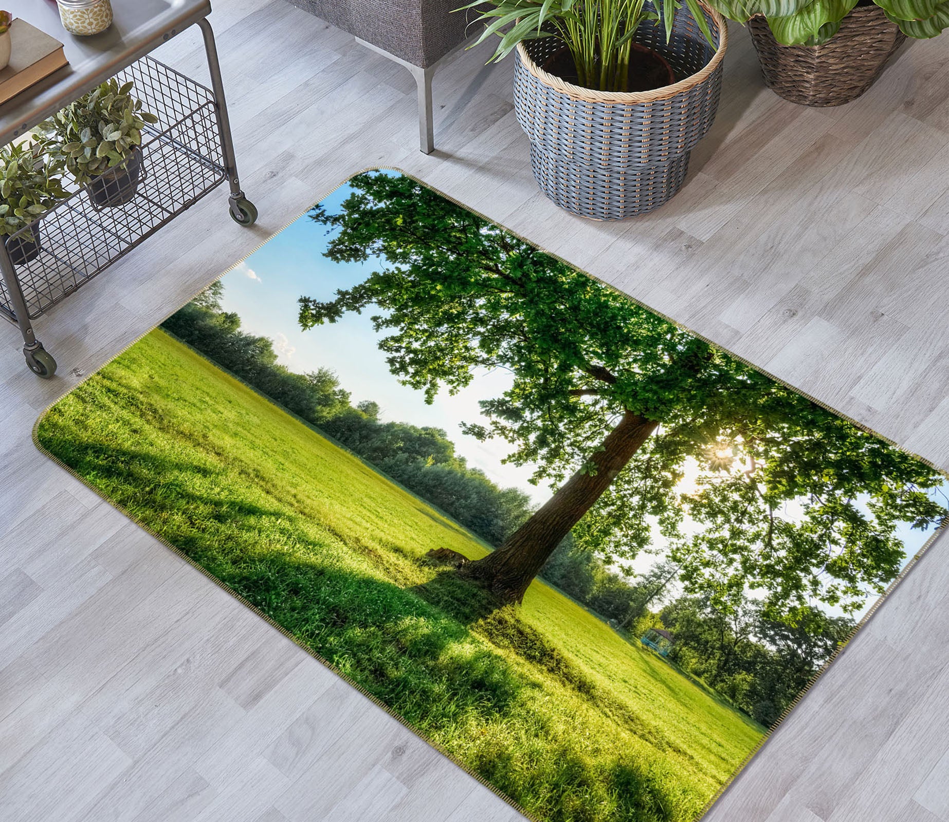 3D Tree 31001 Non Slip Rug Mat