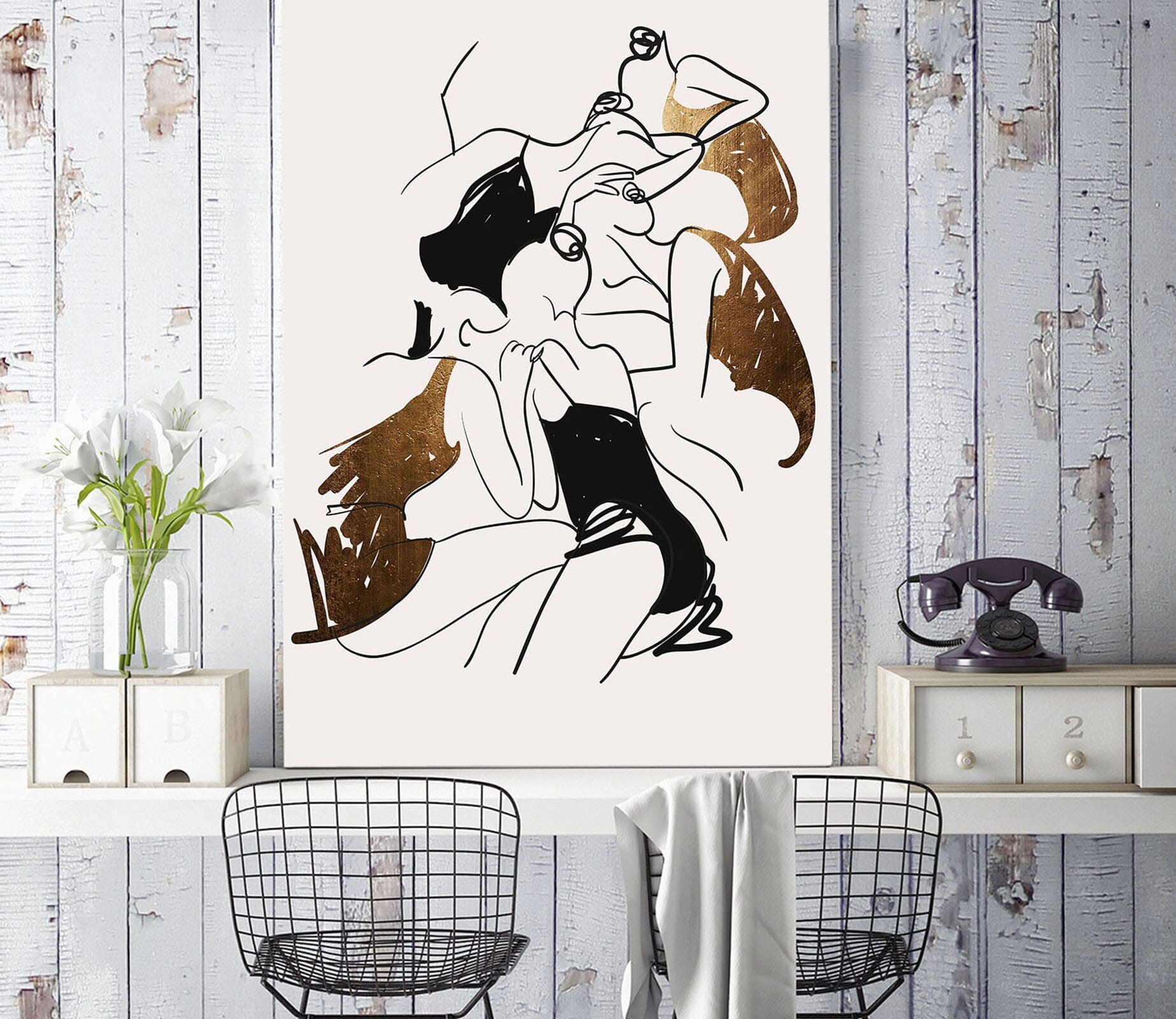 3D Sketch Girl 1410 Boris Draschoff Wall Mural Wall Murals Wallpaper AJ Wallpaper 2 