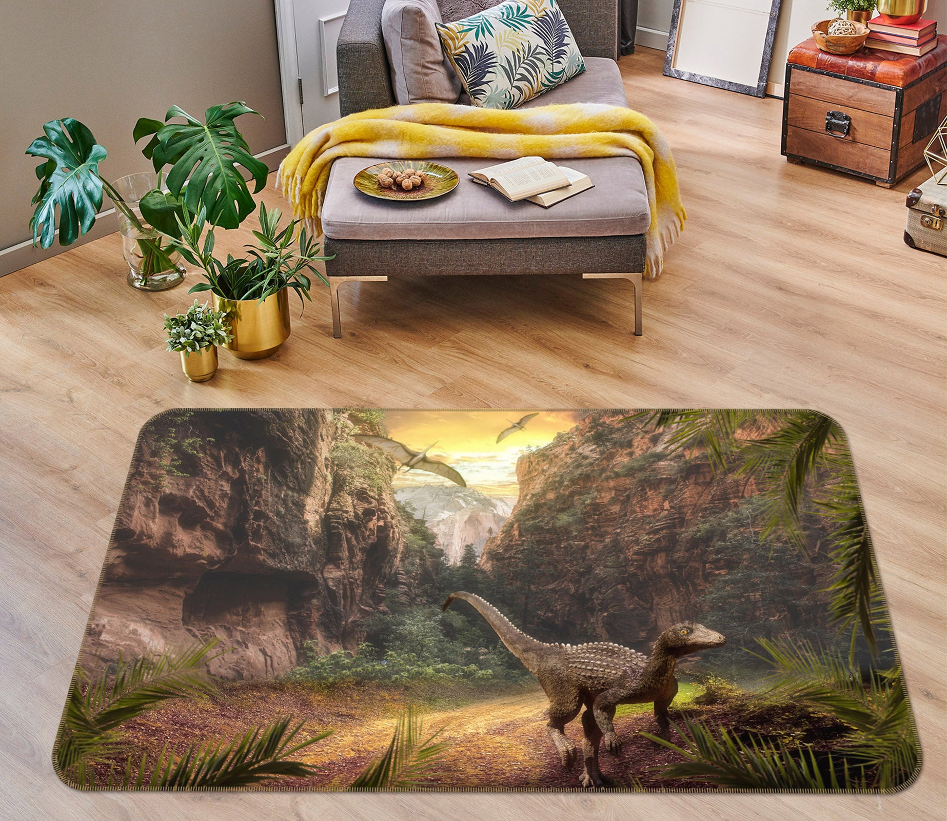 3D Dinosaur 68202 Animal Non Slip Rug Mat