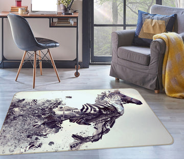 3D Zebra 33112 Non Slip Rug Mat