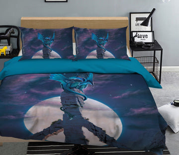 3D Peace Dragon Def 067 Bed Pillowcases Quilt Exclusive Designer Vincent Quiet Covers AJ Creativity Home 