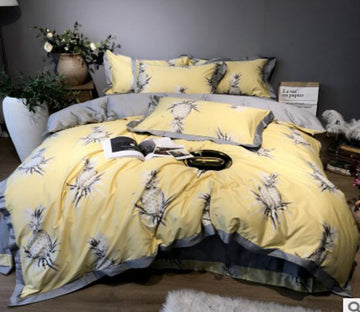 3D Pineapple Pattern 40031 Bed Pillowcases Quilt