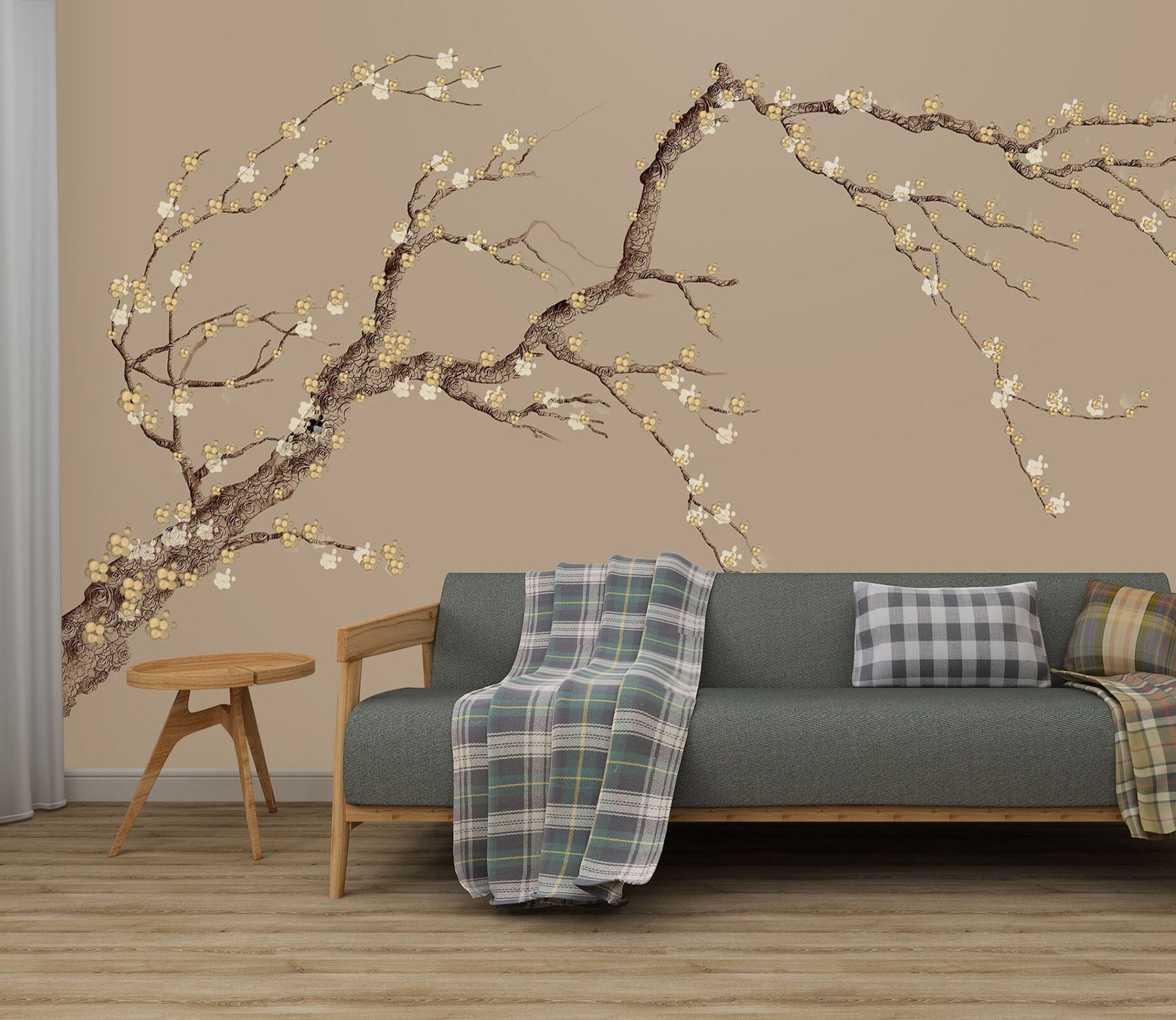 3D Twig Bend 1448 Wall Murals Wallpaper AJ Wallpaper 2 