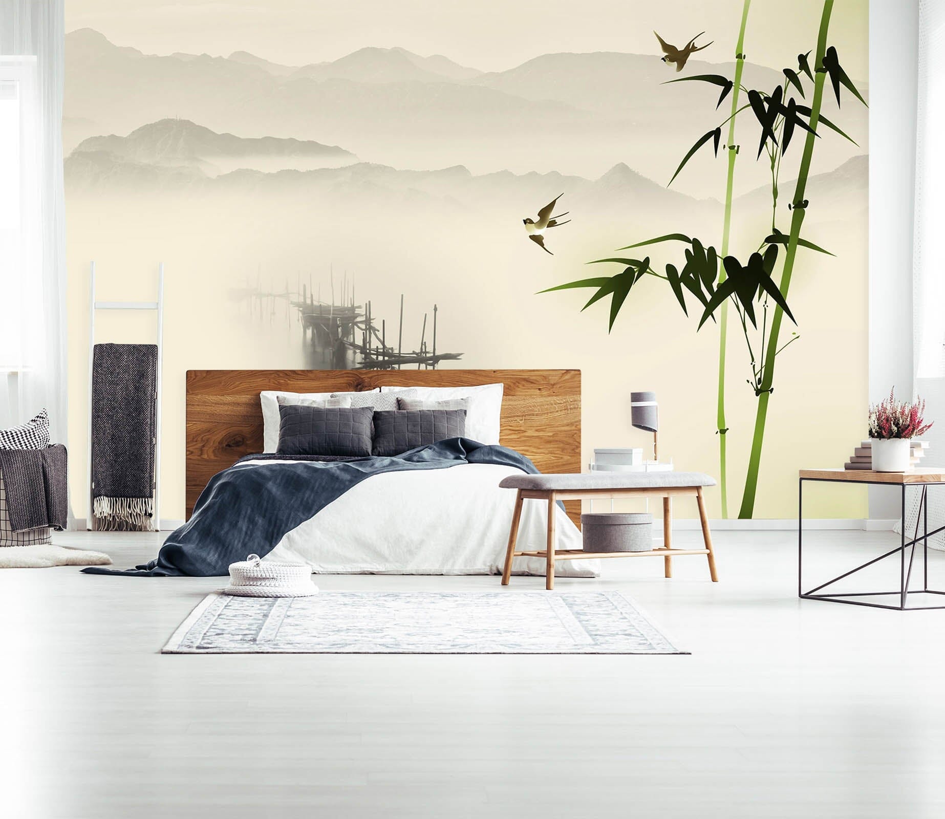 3D Valley Bamboo Forest 1624 Wall Murals Wallpaper AJ Wallpaper 2 