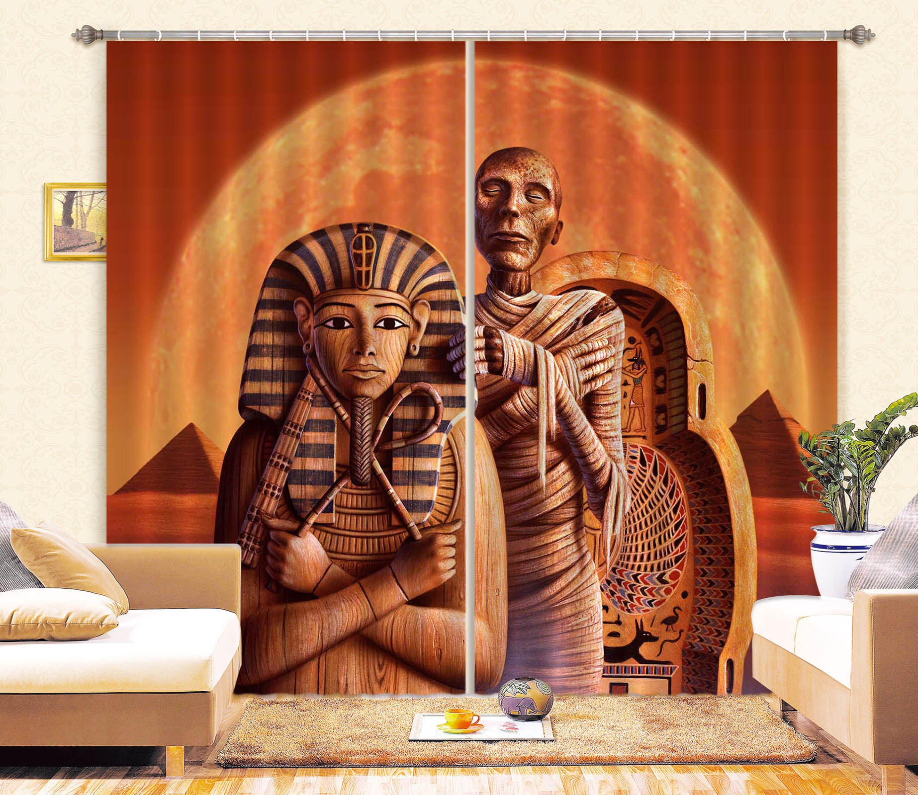 3D Pyramid 86085 Jerry LoFaro Curtain Curtains Drapes