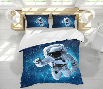 3D Astronaut 60129 Bed Pillowcases Quilt