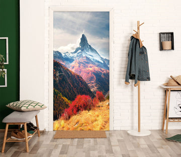 3D Mountains 24149 Door Mural
