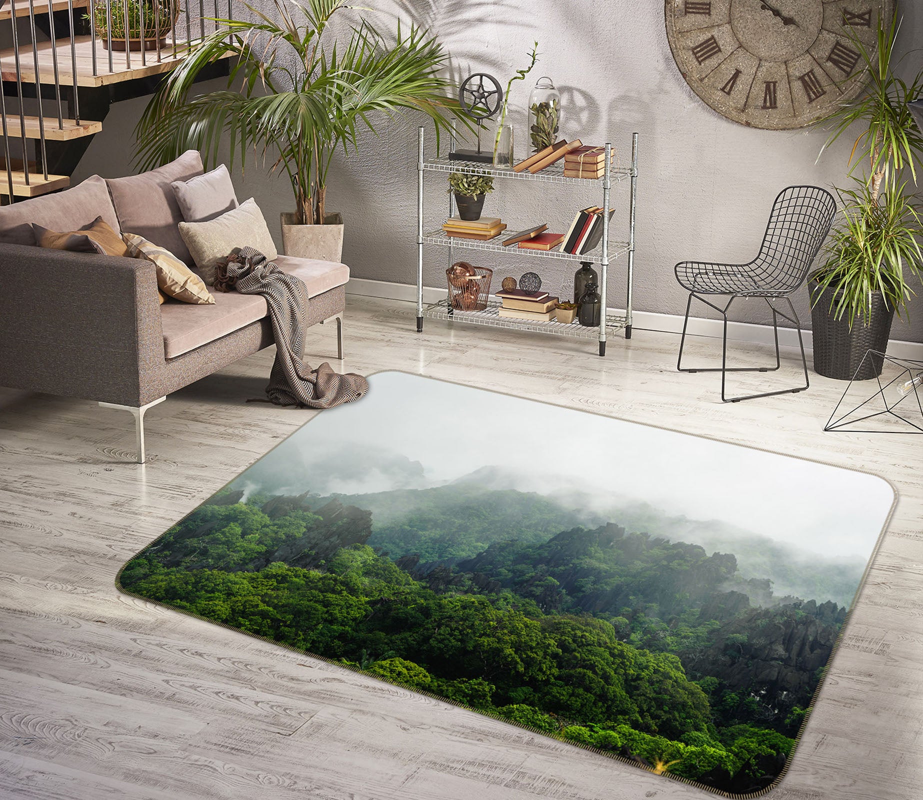 3D Forest 31023 Non Slip Rug Mat