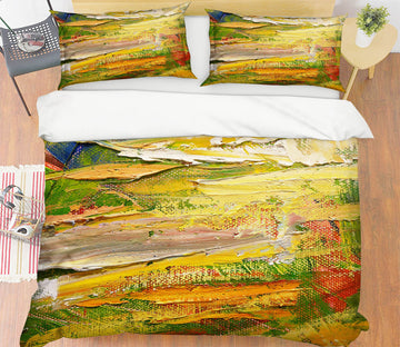 3D Yellow Yamada 60140 Bed Pillowcases Quilt