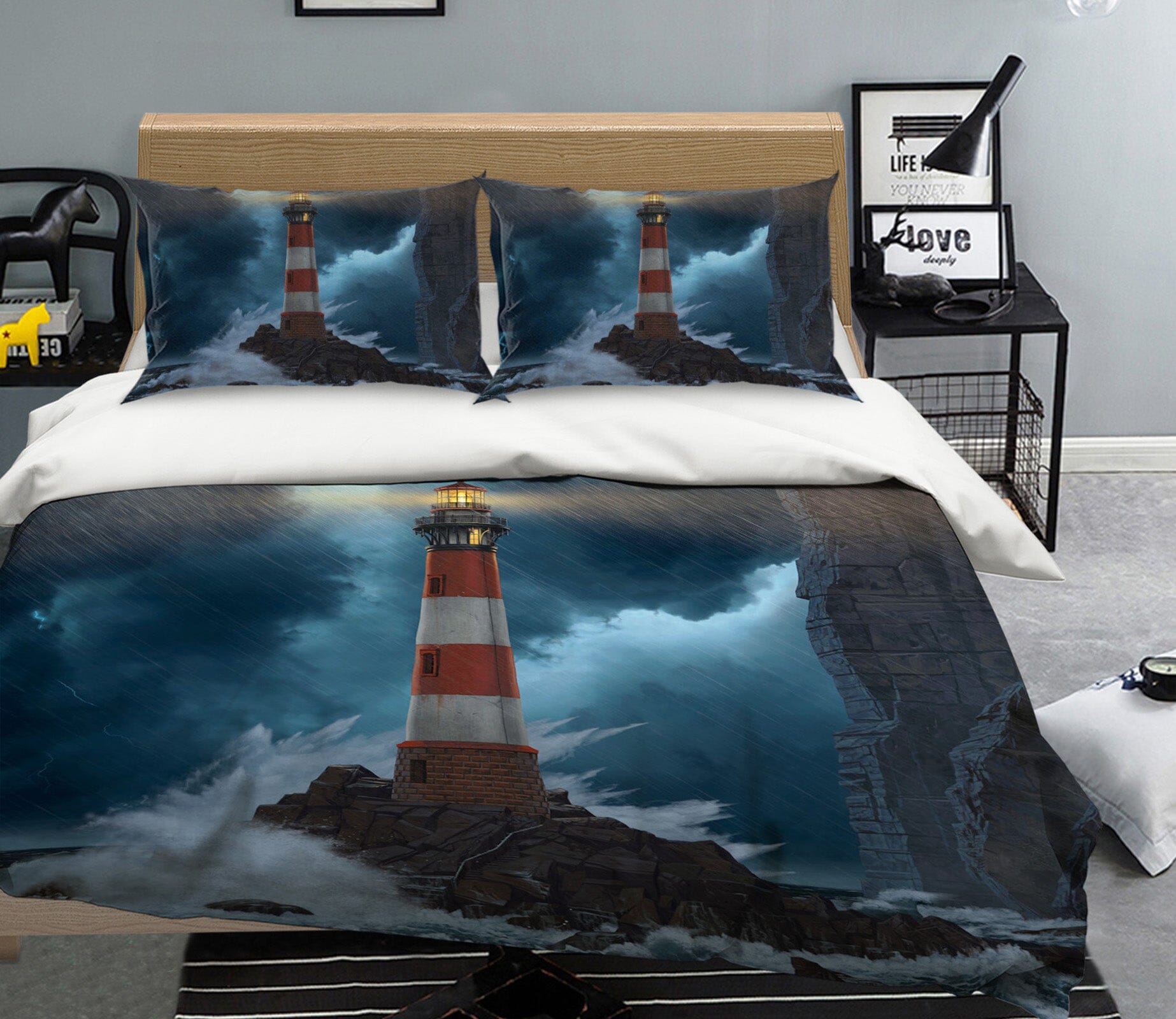 3D Unbreakable 095 Bed Pillowcases Quilt Exclusive Designer Vincent Quiet Covers AJ Creativity Home 