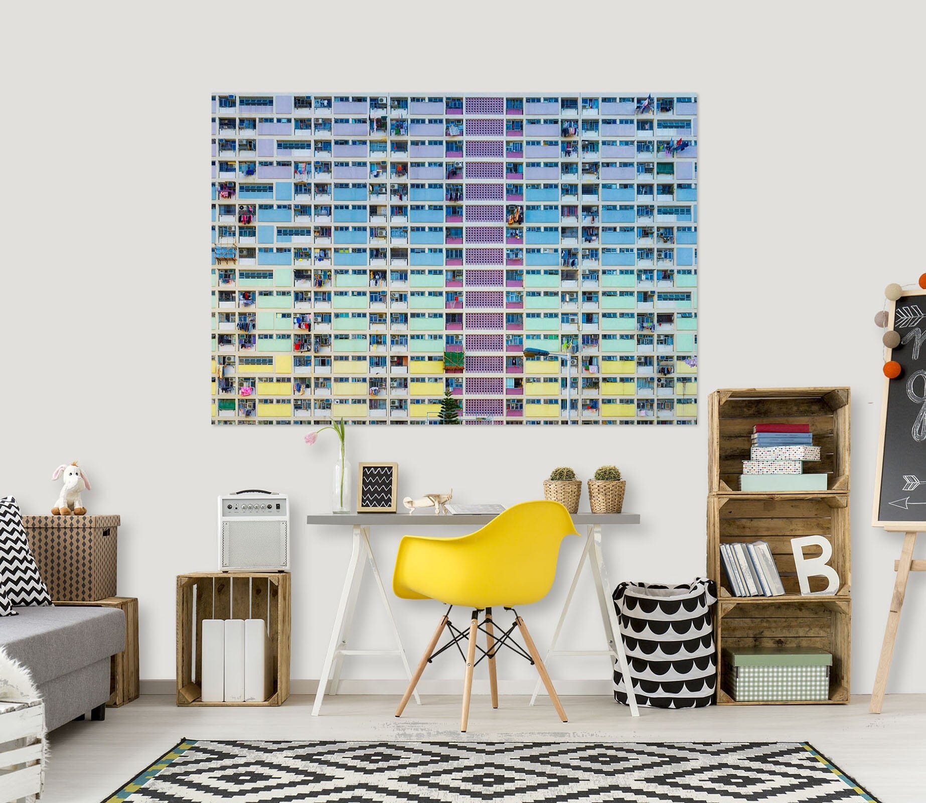 3D Multicolored Glass 156 Marco Carmassi Wall Sticker Wallpaper AJ Wallpaper 2 