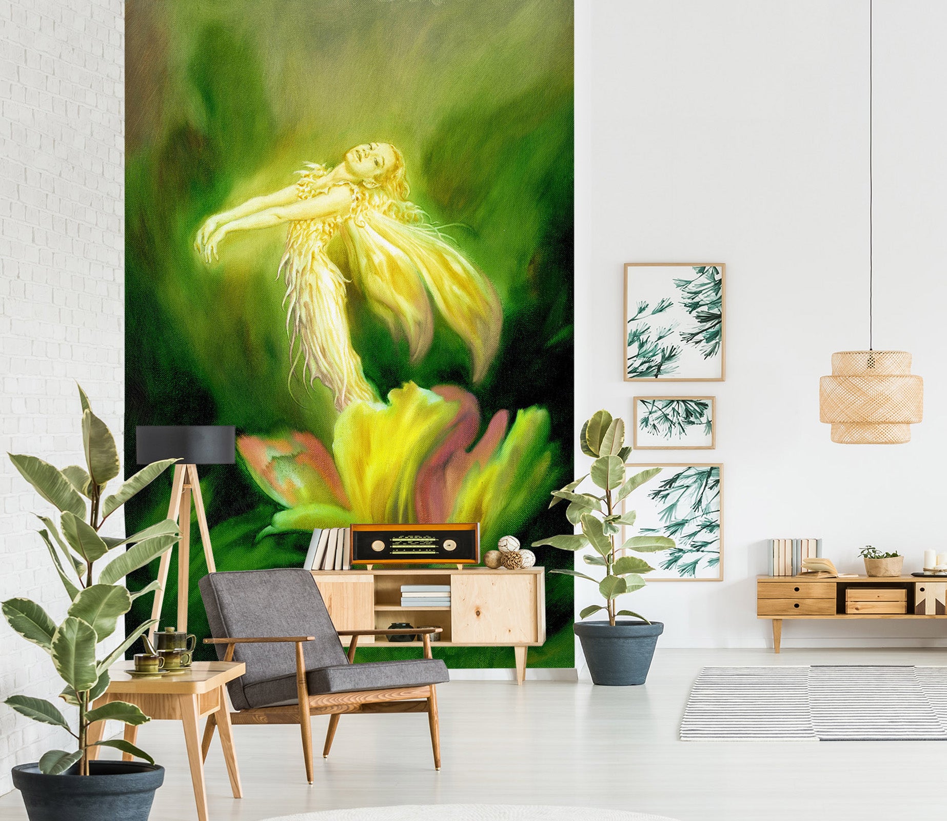 3D Flower Elf 7138 Ciruelo Wall Mural Wall Murals