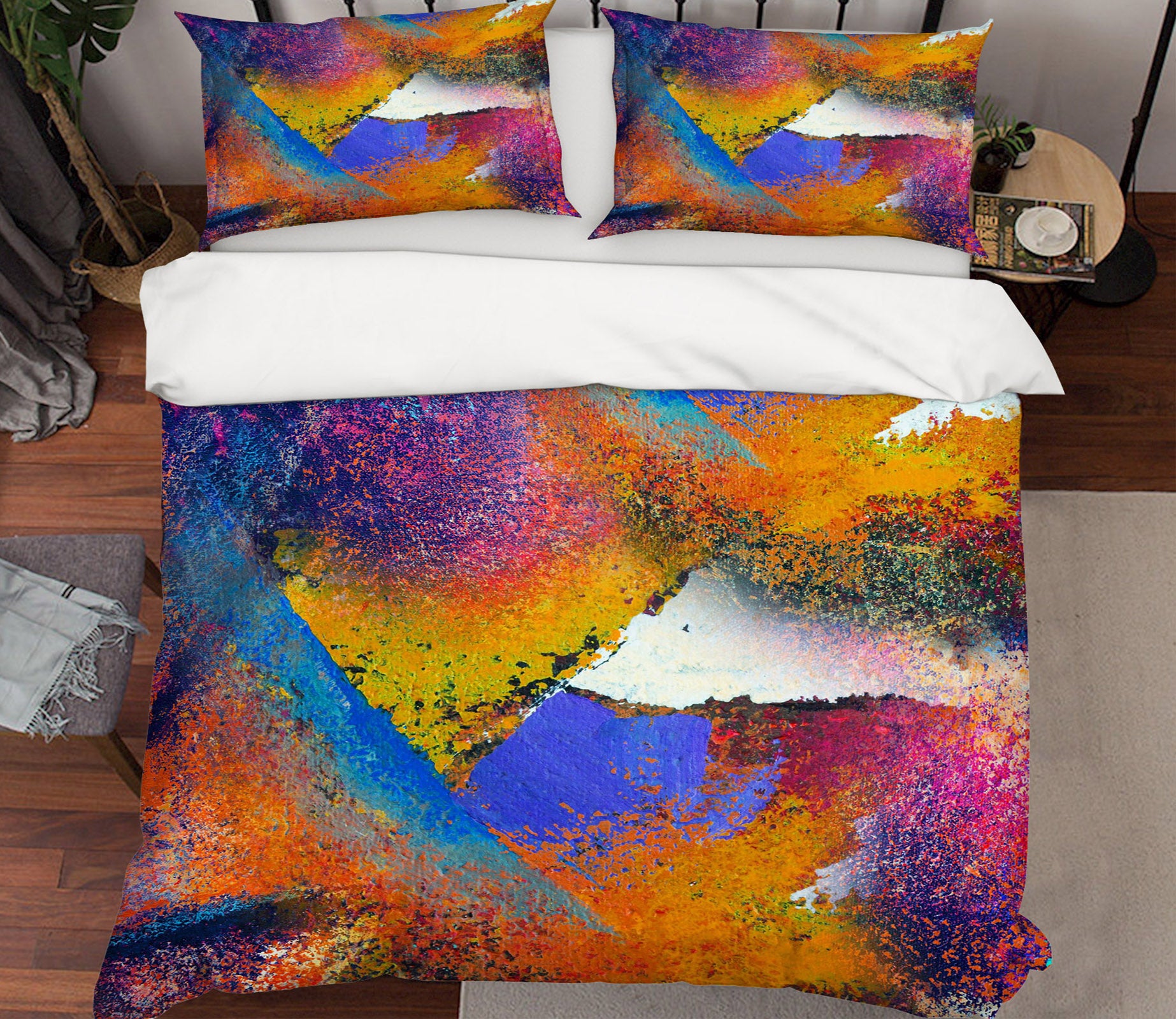 3D Color Pattern 60239 Bed Pillowcases Quilt