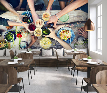 3D Picnic Dishes 14 Wall Murals Wallpaper AJ Wallpaper 2 