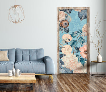 3D Flowers Pattern 118139 Andrea Haase Door Mural