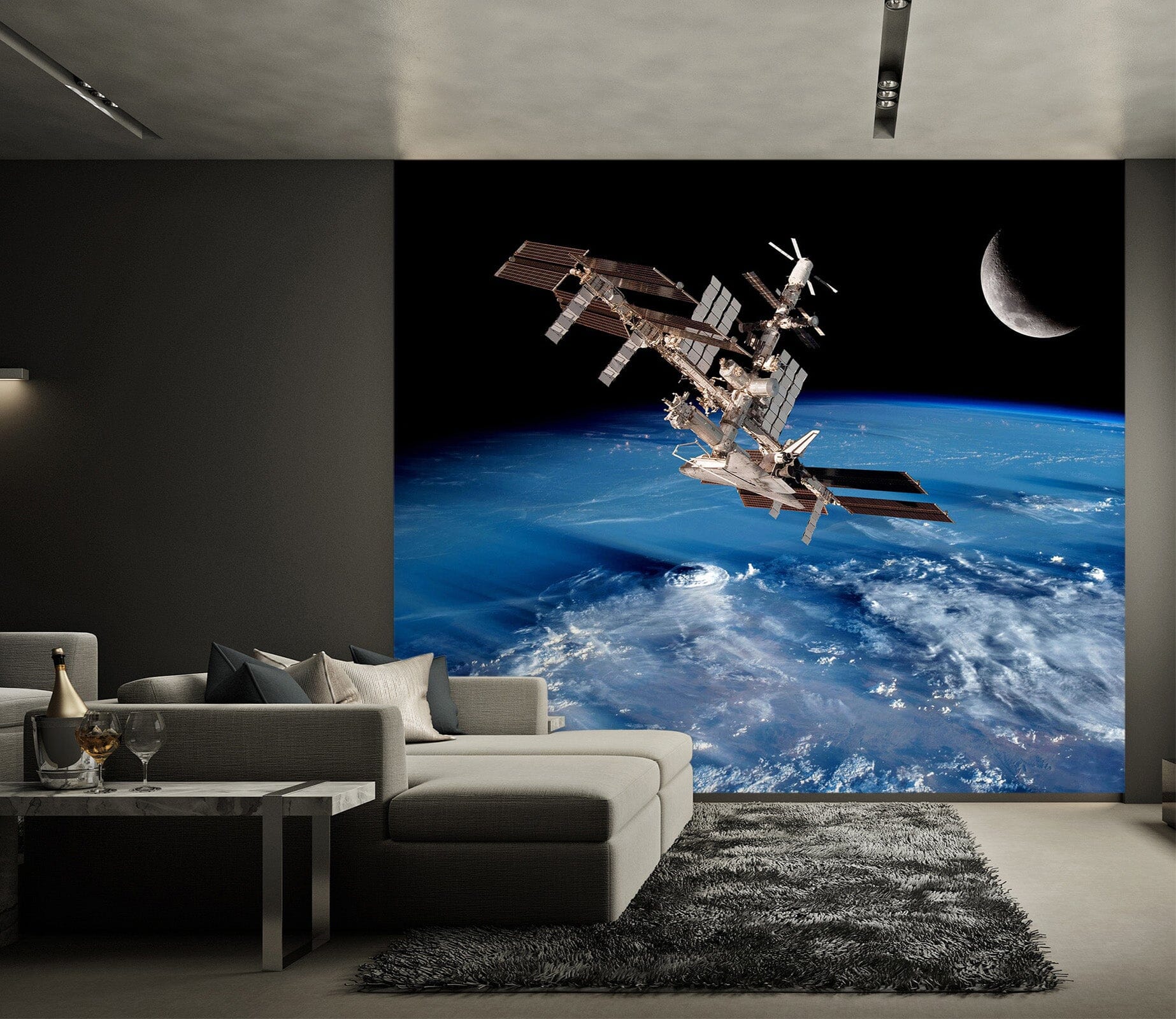 3D Space Planet 1412 Wall Murals Wallpaper AJ Wallpaper 2 
