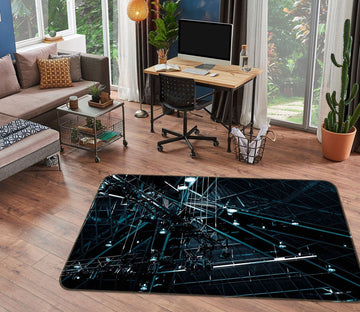 3D Dark Night 1010 Noirblanc777 Rug Non Slip Rug Mat Mat AJ Creativity Home 