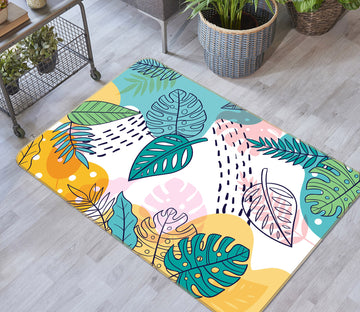 3D Leaves 30210 Non Slip Rug Mat