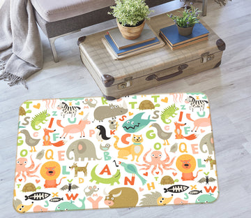 3D Animal Pattern 30071 Non Slip Rug Mat