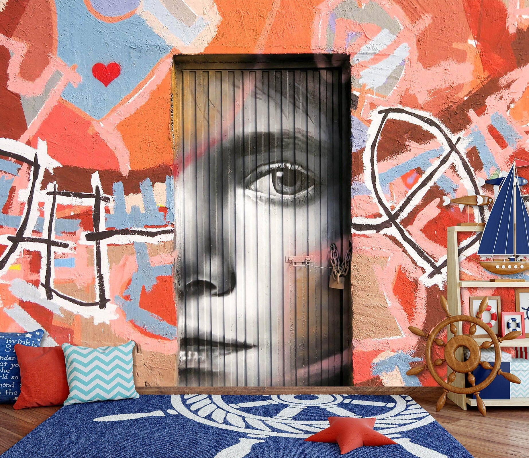 3D Oil Paint Girl 82 Wall Murals Wallpaper AJ Wallpaper 2 