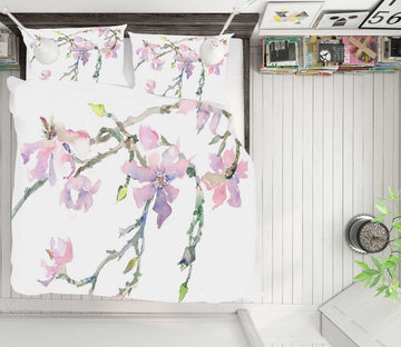 3D Peach Blossom 2006 Anne Farrall Doyle Bedding Bed Pillowcases Quilt Quiet Covers AJ Creativity Home 