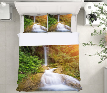 3D Waterfall 15118 Bed Pillowcases Quilt
