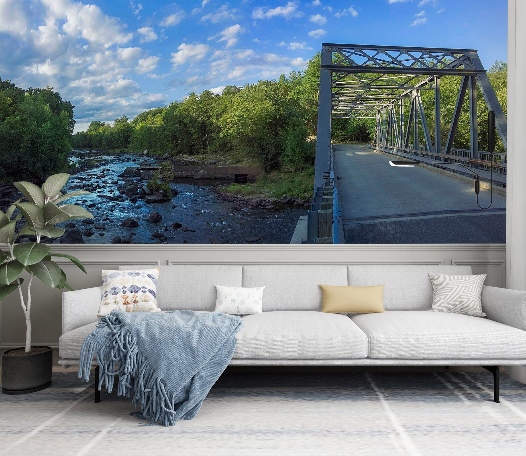 3D Stream Stones 122 Jerry LoFaro Wall Mural Wall Murals Wallpaper AJ Wallpaper 2 