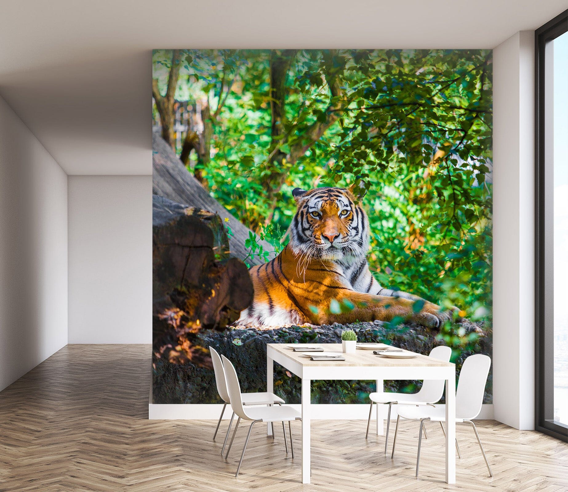 3D Siberian Tiger 343 Wall Murals Wallpaper AJ Wallpaper 2 