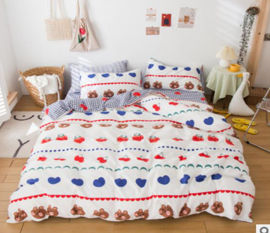 3D Fruit Pattern 40208 Bed Pillowcases Quilt
